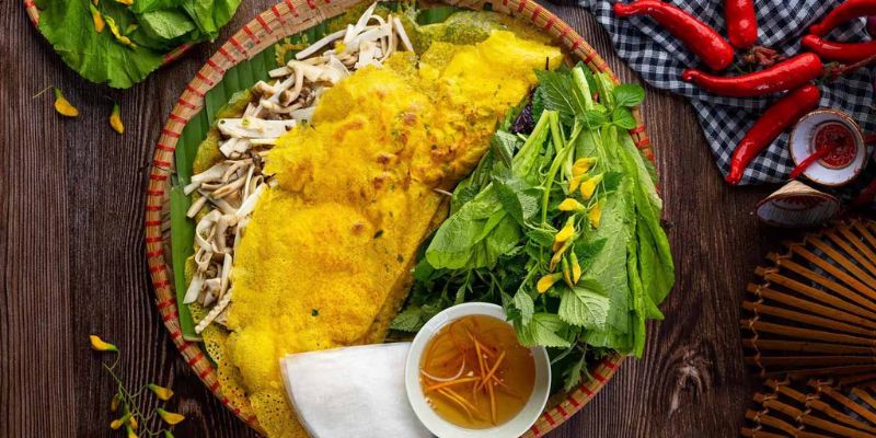 Bánh xèo mang hương vị ẩm thực Việt đích thực